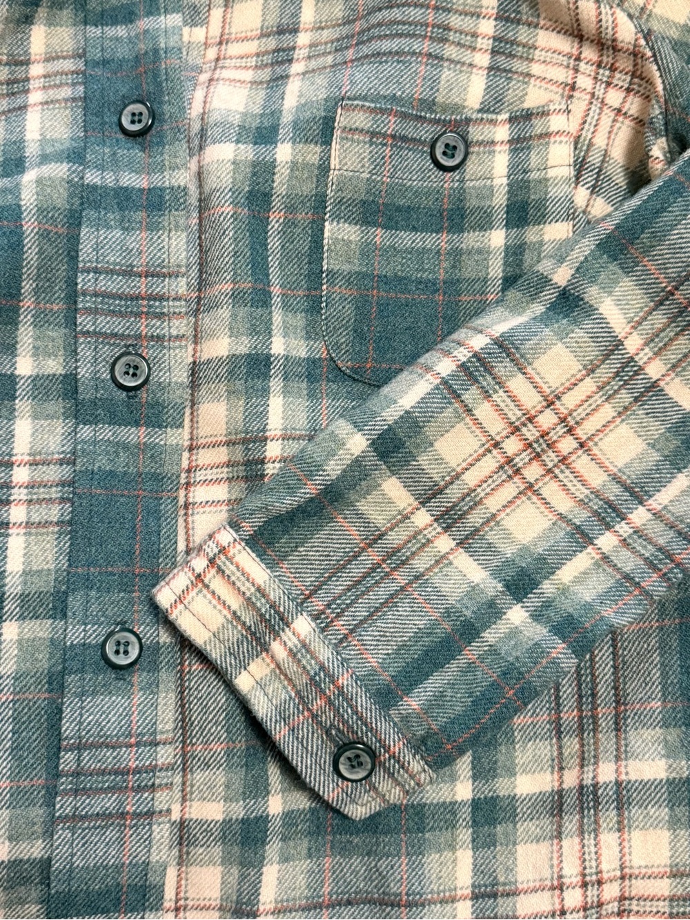 Vintage 1970’s Pendleton Women’s Wool Plaid Camp Collar Button Down Shirt Sz 16 - Picture 3 of 5